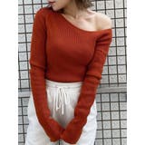 スリットスリーブワンショルニット | MURUA | 詳細画像48 
