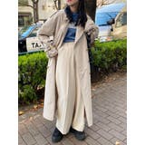 アイボリー | ダブルオーバートレンチコート | MURUA