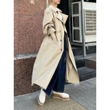 ベージュ | ダブルオーバートレンチコート | MURUA