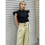 ハイウエストタックワイドパンツ | MURUA | 詳細画像19 