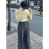 ハイウエストタックワイドパンツ | MURUA | 詳細画像24 