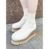 アイボリー | リブソックスブーツ | MURUA