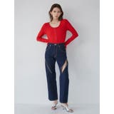 デザインジップカットデニム | MURUA | 詳細画像4 