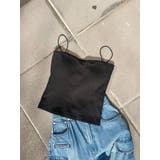 ブラック | 2WAYリブキャミソール | MURUA