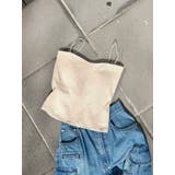 ベージュ | 2WAYリブキャミソール | MURUA