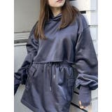 ダークグレー | シャイニークロップトフーディー | MURUA