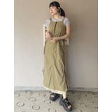 メッシュロゴカーゴワンピース | MURUA | 詳細画像19 