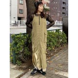 メッシュロゴカーゴワンピース | MURUA | 詳細画像9 