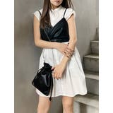 ブラック | ビスチェセットシャツワンピース | MURUA