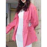 ピンク | サイドホールギャザーシャツ【WEB限定】【ブラウス】 | MURUA