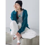 シアーシャイニーボリュームスリーブシャツ | MURUA | 詳細画像9 