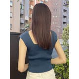 バックオープンリブコルセットニット | MURUA | 詳細画像9 