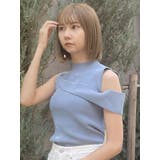 ワンサイドドロップニットトップス | MURUA | 詳細画像20