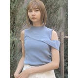 ワンサイドドロップニットトップス | MURUA | 詳細画像3