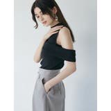 ワンサイドドロップニットトップス | MURUA | 詳細画像6
