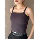 ダークグレー | ループヤーンキャミ | MURUA