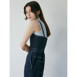 デザインデニムロンパース | MURUA | 詳細画像12 