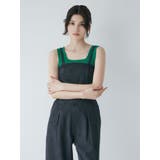 デザインデニムロンパース | MURUA | 詳細画像15 