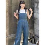 デザインデニムロンパース | MURUA | 詳細画像24 