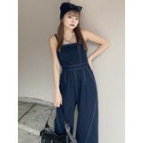 デザインデニムロンパース | MURUA | 詳細画像49 