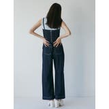 デザインデニムロンパース | MURUA | 詳細画像8 