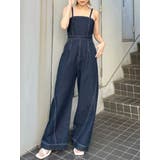 インディゴ | デザインデニムロンパース | MURUA