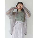 シアーシャイニーボリュームシャツ | MURUA | 詳細画像2 