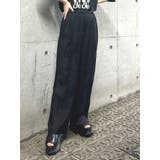 ブラック | シアーワイドパンツ | MURUA