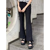 ブラック | プリーツイージーワイドパンツ | MURUA