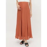 オレンジ | シアーマキシスカート | MURUA