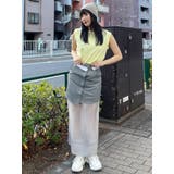 ウエストフラップシアーレイヤードスカート | MURUA | 詳細画像26