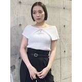 オフショルチャイナボタンニット | MURUA | 詳細画像2 