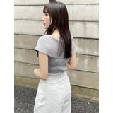 オフショルチャイナボタンニット | MURUA | 詳細画像33 