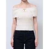 オフショルチャイナボタンニット | MURUA | 詳細画像35 