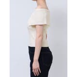 オフショルチャイナボタンニット | MURUA | 詳細画像36 