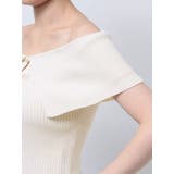 オフショルチャイナボタンニット | MURUA | 詳細画像39 