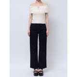 オフショルチャイナボタンニット | MURUA | 詳細画像42 