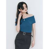 オフショルチャイナボタンニット | MURUA | 詳細画像6 