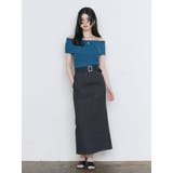 オフショルチャイナボタンニット | MURUA | 詳細画像7 