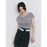 オフショルチャイナボタンニット | MURUA | 詳細画像9 