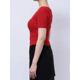 ホックデザインハーフスリーブニット | MURUA | 詳細画像19 