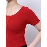 ホックデザインハーフスリーブニット | MURUA | 詳細画像22 