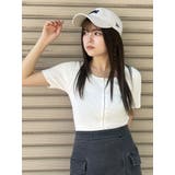 ホックデザインハーフスリーブニット | MURUA | 詳細画像4 