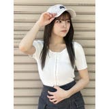 ホックデザインハーフスリーブニット | MURUA | 詳細画像5 