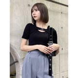 フロントホックレイヤードテレコトップス | MURUA | 詳細画像10