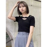 フロントホックレイヤードテレコトップス | MURUA | 詳細画像11