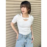 フロントホックレイヤードテレコトップス | MURUA | 詳細画像30