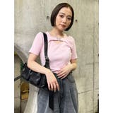 フロントホックレイヤードテレコトップス | MURUA | 詳細画像4