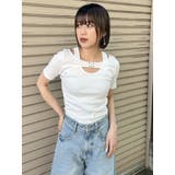 フロントホックレイヤードテレコトップス | MURUA | 詳細画像40