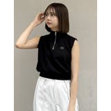 クロップトハーフジップスウェット | MURUA | 詳細画像36 